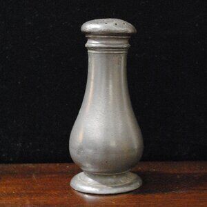 Antique James Dixon & Sons 563 Pewter Baluster Form Pepper Pot / Shaker mid-19c